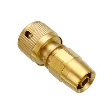 3/8`` Brass Hose Connector Copper Garden Telescopic Pipe Fittings Washing Water Quick Connector Car