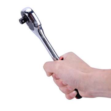 3/8`` Handle Drive Socket Ratchet Spanner Wrench Quick Release 24 Teeth Repair Tool