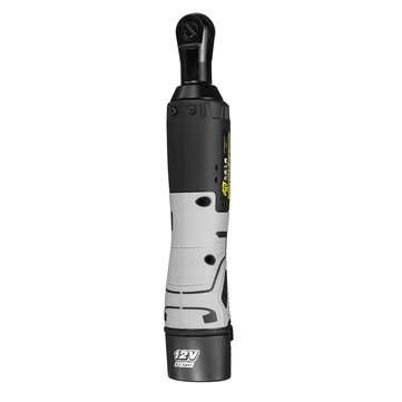 3/8`` 32N.m 12V Cordless Electric Wrench Right Angle Ratchet Wrench Tool with 2 Battery