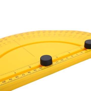 30 60 90 Semicircle Protractor Plastic Disc Protractor Angle Ruler Equipped with a Screw Cap t
