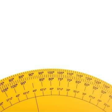 30 60 90 Semicircle Protractor Plastic Disc Protractor Angle Ruler Equipped with a Screw Cap t