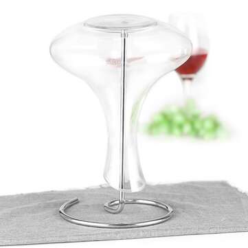 30.5x18.5cm Stainless Steel Decanter Free Holder Water Bottle Drain Rack Home Decor