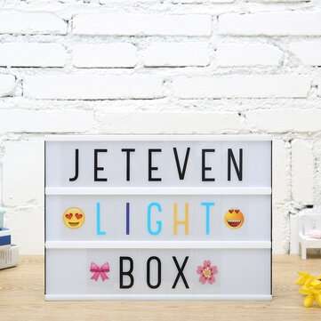 300 x 300mm Luminous Letter LED Light Box Movie Cinema Light Box Home Supplies Wedding Decor