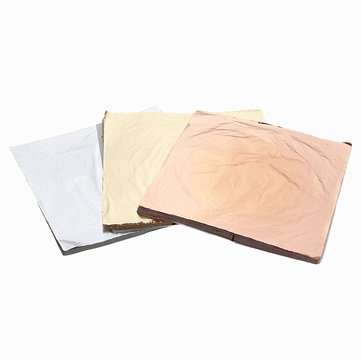 300 Sheets 14x14cm Imitation Gold Sliver Copper Aluminum Leaf Gilding Craft DIY