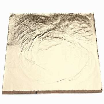 300 Sheets 14x14cm Imitation Gold Sliver Copper Aluminum Leaf Gilding Craft DIY