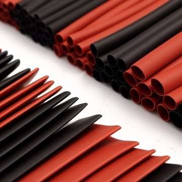 300 PCS Halogen-Free 2:1 Heat Shrink Tubing Wire Cable Sleeving Wrap Wire Set
