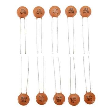 3000pcs 30 Values 50V 2PF-0.1UF Ceramic Capacitor Assorted Kit Electronic Component Assortment Set 1