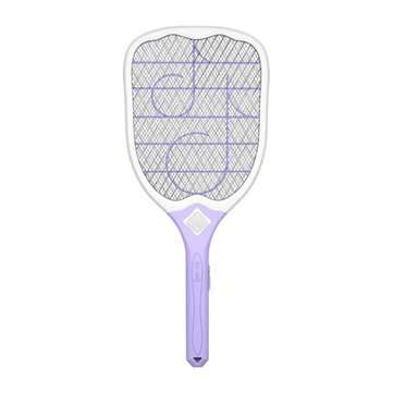 3000V 220V/50Hz USB Rechargeable Electric Mosquito Flying Swatter LED Electric Fly Ki... (NUMBER: 1)