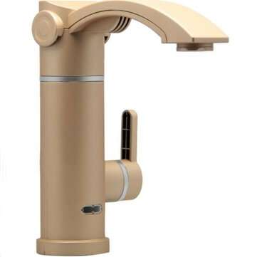 3000W 220V Electric Instant Faucet Kitchen Bathroom Fast Water Heater Single Handle... (COLOR: GOLD)