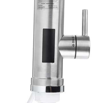 3000W 220V Electric Heater Faucet Bathroom Kitchen Heating Tap Instant Hot Water