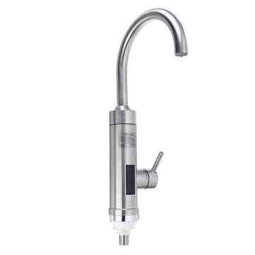 3000W 220V Electric Heater Faucet Bathroom Kitchen Heating Tap Instant Hot Water