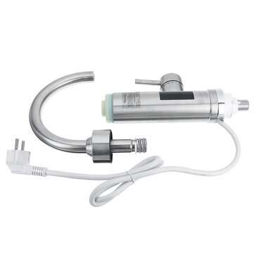 3000W 220V Electric Heater Faucet Bathroom Kitchen Heating Tap Instant Hot Water