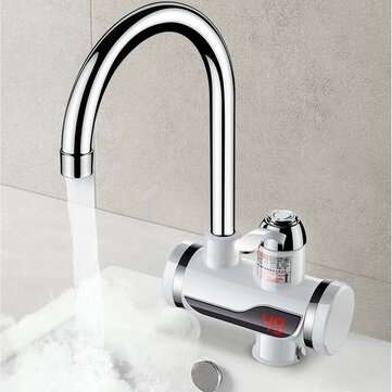 3000W Hot And Cold Water Faucet Instant Heating Water Heater With Shower Head