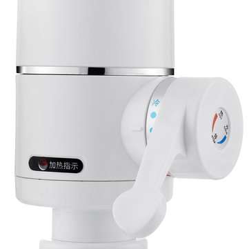 3000W Kitchen Bathroom Electric Hot Water Heater Faucet Instant Heating Tap