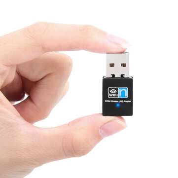 300Mbps Wireless USB WiFi Adapter for Desktop Laptop Windows 10 8 7 Mini Network Card for Mac OS