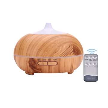 300ML Air Purifier Essential Diffuser Aroma... (COLOR.: LIGHTWOODGRAIN | TYPE: WITHOUTREMOTECONTROL)