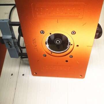 300mm Trimming Machine Flip Plate Aluminum Router Table Insert Plate with Bushing and Cover for Elec