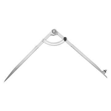 300mm Length Carbon Steel Wing Divider Pencil Marking Compass Circle Maker Adjustable Scriber