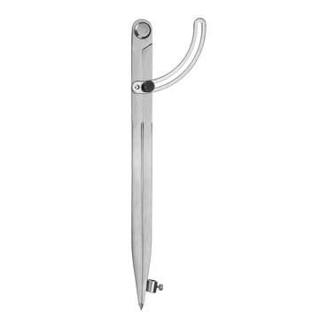300mm Length Carbon Steel Wing Divider Pencil Marking Compass Circle Maker Adjustable Scriber