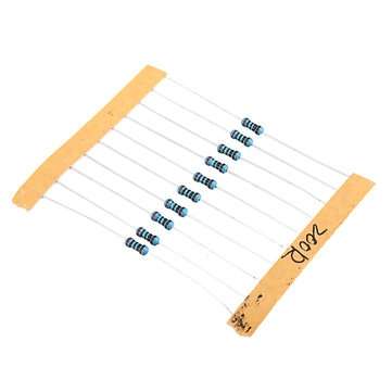 300pcs 1/6W 1% Metal Film Resistor Kit 10 ohm - 1M ohm Color Ring Resistance 10R-1MR Resistor Assort