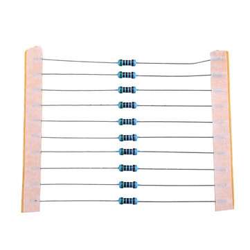 300pcs 1/6W 1% Metal Film Resistor Kit 10 ohm - 1M ohm Color Ring Resistance 10R-1MR Resistor Assort