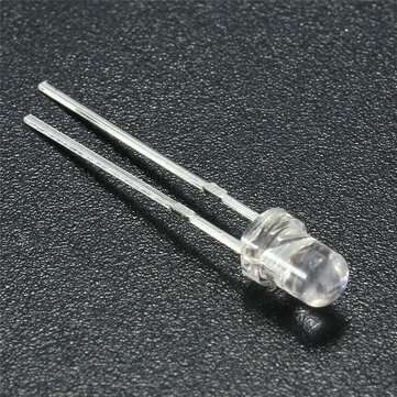 300PCS 3MM 5 Color Assortment Round Clear Bright LED Light Emitting Diodes Lamp