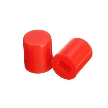 300pcs 6 x 7mm Round Button Cap Hat Suitable For 8.5 x 8.5mm / 8 x 8mm Series Of Self-locking Switch