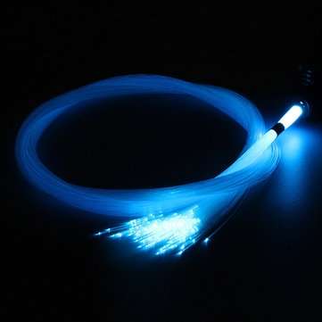 300Pcs LED Fiber Optic DIY Light Star Ceiling Kit Lights 0.75mm* 2m Optical Fiber Engine Lighting Pe