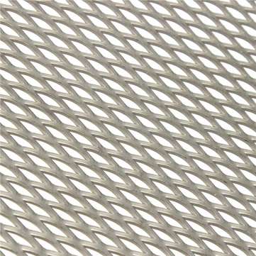 300x200mm Titanium Metal Mesh Perforated Diamond Holes Plate 1mm