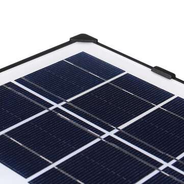 300W Solar Powered LED Street Wall Flood Lamp Garden Spotlight with 5M Extension Wire + Remote Contr