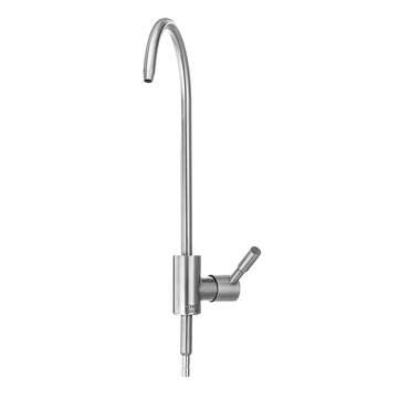 304 Stainless Steel Kitchen Sink Faucet Single Lever Cold Water Tap Drinking Water Filter Faucet 360