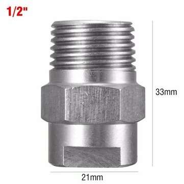 304 Stainless Steel Water Spray Nozzle Atomizer Nozzle Sprinkler 1/8 1/4 3/8 1/2 3/4 ... (SIZE: 1/2)