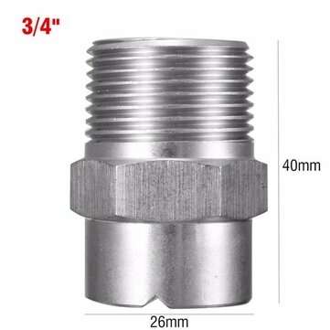 304 Stainless Steel Water Spray Nozzle Atomizer Nozzle Sprinkler 1/8 1/4 3/8 1/2 3/4 ... (SIZE: 3/4)
