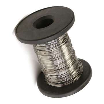 304 Stainless Steel Wire Length 30M Bright Wire Single Hard Wire Diameter 0.2/0.3/0... (SIZE: 0.3MM)