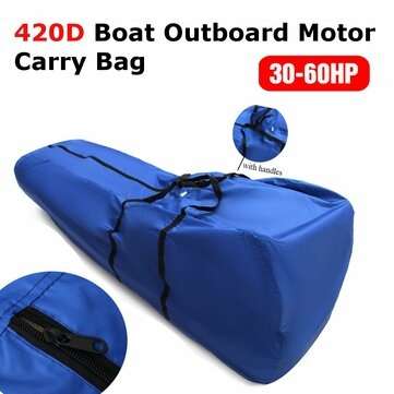 30-60Hp/60-100Hp/100-150Hp 420D Boat Outboard Motor Cover Carry Bag With Handles Waterp... (SIZE: S)