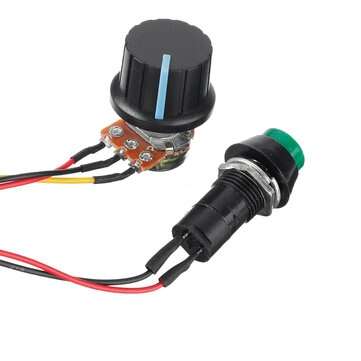 30A DC 6V 12V 24V 48V PWM Motor Speed Controller LED Digital Display Adjustable Voltage Regulator wi