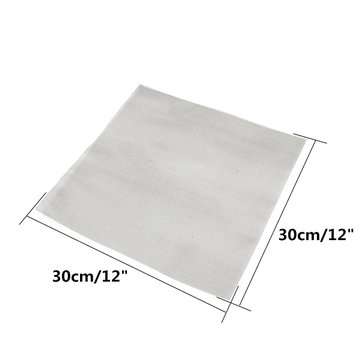 30cmx30cm 304 Stainless Steel Square Filter Cloth Screen Sheet 25Mesh
