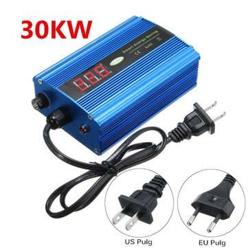 30KW Digital LED Display Voltage Power Energy Saver Box Saving Energy up to 35% EU... (PLUG: USPLUG)