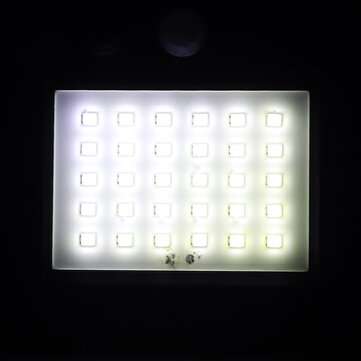 30LED Solar Light PIR Motion Sensor Security Outdoor Garden Wall Lamp