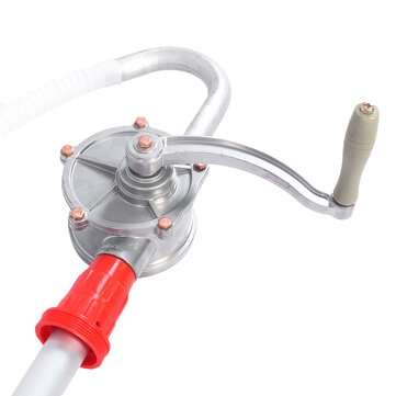 30L/m Hand Oil Pump Rotary Suction Crank Barrel Drum Pumping Petrol Diesel Fuel