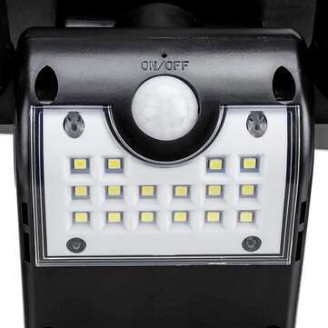 30LED Solar Power Infrared Sensor Light Outdoor Security Garden Lamp Waterproof