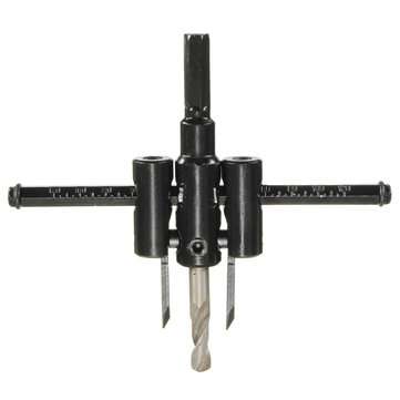 30mm-120mm Adjustable Circle Cutter Metal Wood Circle Hole Saw Drill Bit Cutter