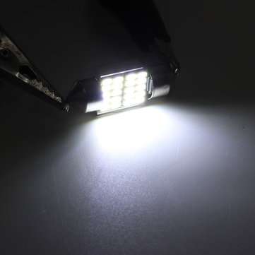 30mm Festoon 3014 Chip LED Dome Lights Interior Map Reading Bulb 12V 2.3W 6000-6500K White