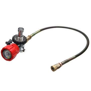 30MPA Stainless Steel Tank Compressed Adapter W/ Hose for Carbon Fiber Bottles