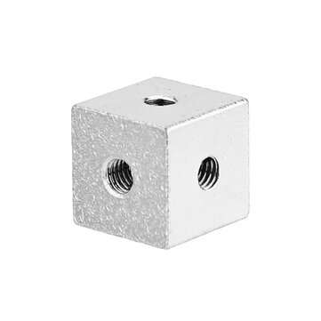30pcs 10x10x10mm Six-sided Copper Fixed Block Six Sides Nut Plate Connection Block 10 * 10 * 10 Squa