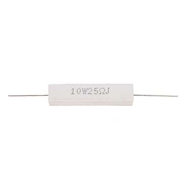 30pcs 10W 25 ohm 25R Ceramic Cement Resistor