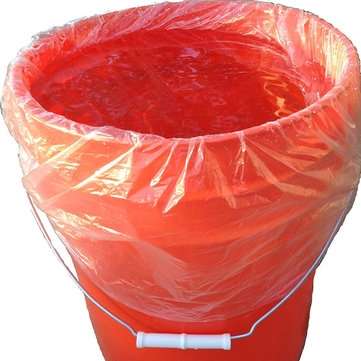 30Pcs 20L/25L/30L IBC Ton Barrel Liner Paint Bucket Liner PE Packaging Bag Extra ... (CAPACITY: 25L)