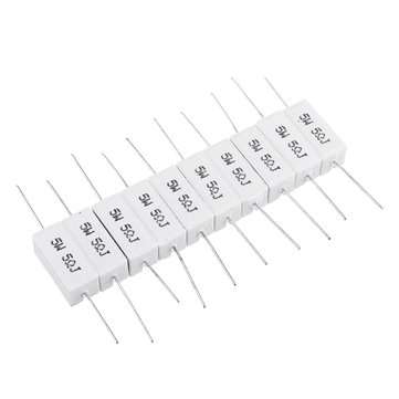 30pcs 5W 5 ohm 5R Ceramic Cement Resistor
