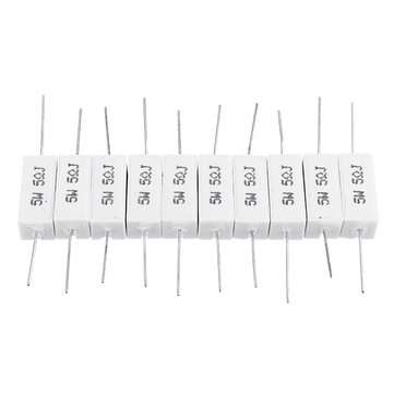 30pcs 5W 5 ohm 5R Ceramic Cement Resistor