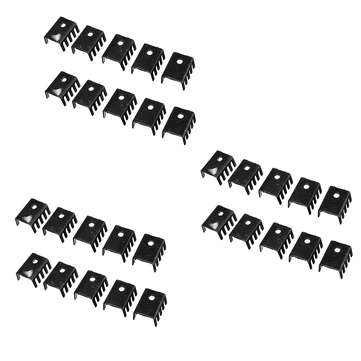 30pcs 7805 Radiator Suitable 20*13*8 Small Heat Sink for TO-220 Packaged Devices